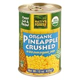 Native Forest Organic Pineapple Crushed, 14-Ounce Cans (Pack of 6)