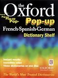 The Oxford Pop-up French Spanish German Dictionary Shelf