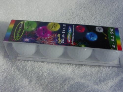 Night Flyer Lighted Golf Balls 4 Pack