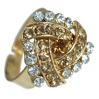 Delaine Gold Amber Crystal