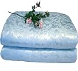 SilkNOW 100% Pure Silk 3 Season Seamless Reversible Comforter Queen Sky Blue (Silk Fill Weight: 4.1lbs)
