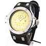 MENS CROTON RUBBER 24 HOUR DATE WATCH CA301169BSYL
