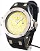 MENS CROTON RUBBER 24 HOUR DATE WATCH CA301169BSYL