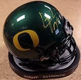 LaMichael James Autographed/Hand Signed Oregon Ducks Schutt Mini Helmet PSA/DNA RookieGraph