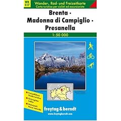 Freytag Berndt Wanderkarten, Brenta, Madonna di Campiglio, Presanella