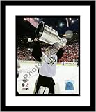 Marc-Andre Fleury Pittsburgh Penguins NHL Framed 8x10 Photograph 2009 Stanley Cup Finals Holding Cup