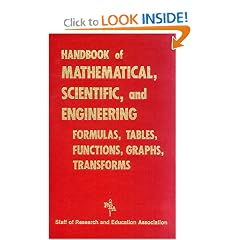 Handbook of Mathematical, Scientific, and Engineering Formulas, Tables, Functions, Graphs, Transforms