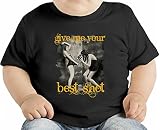 Give Me Your Best Shot Girls オーガニックベビーTシャツ 12 - 18 Months