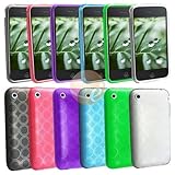 6 SOFT Crystal TPU Gel Case Skin Cover Compatible With iPhone 3G 3GS