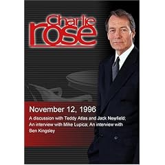 Charlie Rose with Teddy Atlas & Jack Newfield; Mike Lupica; Ben Kingsley (November 12, 1996)