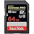 SanDisk Extreme PRO SDSDXPA-064G-X46 SDXC Flash Memory Card with up to 95MB/s