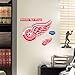 NHL Detroit Red Wings Fathead Wall Set, 13 x 10-inches