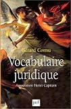 Revue Presses Universitaires de France (PUF)  / Vocabulaire Juridique