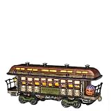 Department 56 Original Snow Village Halloween 10th Anniversary Haunted Rails Passenger Car Lit House
