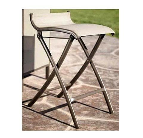 Set of 4 Folding Patio Chairs / Bar Stools with FREE SHIPPING * Liquidation *