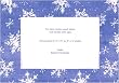 The Gift Wrap Company Holiday Batik Snowflake Photo Cards, 10-Count Box (Pack of 2)