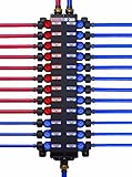 Viega 50243 PureFlow Zero Lead Manabloc Poly Alloy PEX Crimp in 1/2-Inch and 24 No. of Outlets