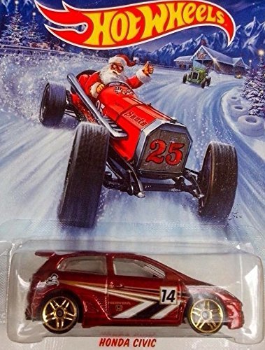 HOT WHEELS 2014 HOLIDAY HOT RODS SERIES HONDA CIVIC EXCLUSIVE DIE-CAST