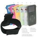 Apple iPod nano (2GB) FlexiSkin with Armband (Smoke Grey (covered wheel))