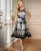 Together Belted embroidered mesh dress|