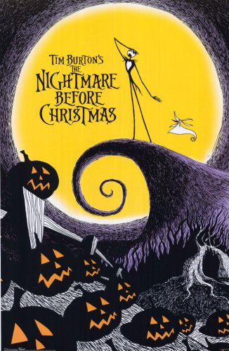 Nightmare Before Christmas (Jack on Cliff) Movie Poster Print - 24