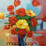 Vibrant--Oil Painting--31x31x1.5 Pre-Stretched