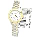 Casio Women's Core LTP1128G-7B Two-Tone Stainless-Steel Quartz Watch with White Dial