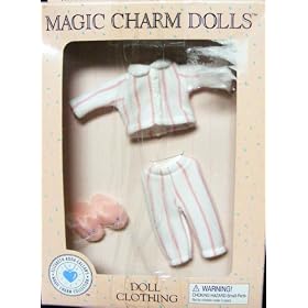 Madeline- Eden Magic Charm Doll Pajama Outfit w/ Slippers 1999