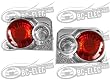 Peugeot 205 83-"" 92-"", Feux Arri�res 3D