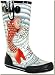 Chooka Women's Koi Tattoo Rain Pup,Light Blue,8 M US