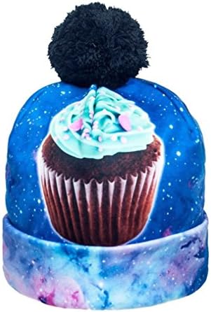 CHIC Women Men Fashion Winter 3D Beanies Cap Cup Cake Hip Hop Sports Hat