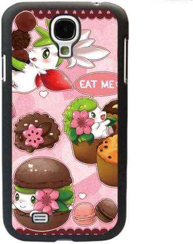 Pokemon Popular Cute Shaymin Pikachu Samsung Galaxy S4 SIV i9500 TPU Soft Black or White Cases (Black)