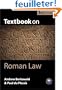 Textbook On Roman Law