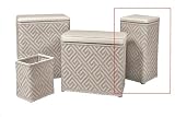 LaMont 1349001 Athena Apartment Hamper - White