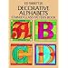 Decorative Alphabets: Stained Glass Pattern Book (Dover Craft Books)