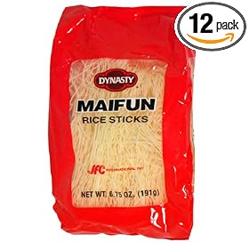 Dynasty Mai-Fan Rice Stick, 6.75-Ounce Bags (Pack of 12)