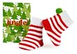 Trumpette Jingle Christmas Socks, Red/White, 0-12 Months