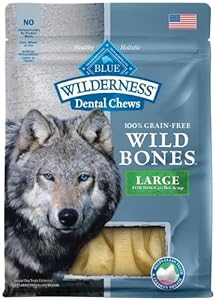 Blue Wilderness Grain Free Large Wild Bones Dog Treats 10oz