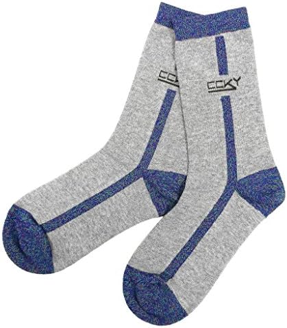 CCKY Australian Design Yarn Stripe Women Cotton Rich 1/4 Crew Sock-Gry (Sz 9-11)