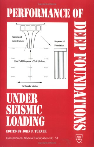 Performance of Deep Foundation Under Seismic Loading: Proceedings of Sessions Sponsored by the Deep Foundations and Soil Properties Committees of the Geotechnical ... (Geotechnical Special Publication, No. 51)