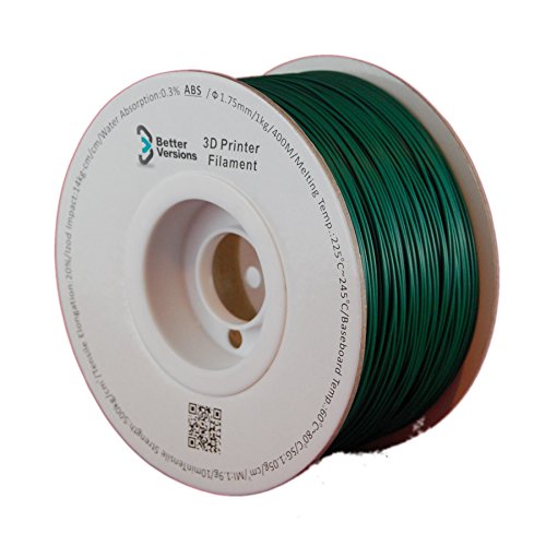 BV X'mas Green ABS 1.75mm 3D Printer Filament