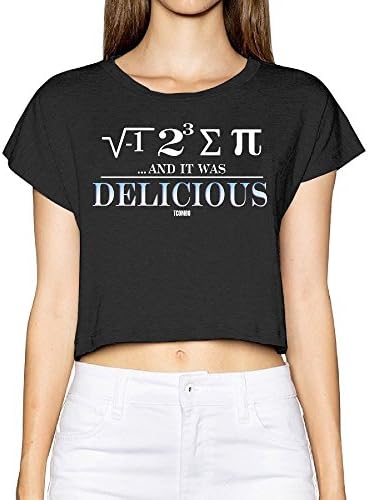 Crazy I Ate Some Pie And It Was Delicious 2016 Crop Top Shirt