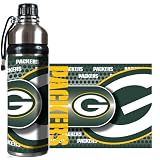 Green Bay Packers - NFL 24oz Stainless Steel Water Bottle with 360&Acirc;&ordm; Wrap
