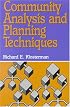 Community Analysis and Planning Techniques