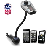 GOgroove FlexSMART X2 ADVANCED Wireless In-Car Bluetooth FM Transmitter with Charging and Hands-Free Capability - CONNECTS TO YOUR ANDROID THROUGH BLUETOOTH, No need for factory installed bluetooth, THEN TRANSMITS Hi-Fi AUDIO TO YOUR CAR FM STEREO - EASY SETUP - Talk, Charge and Play ALL ANDROID Phones - HTC, Google, T-Mobile, Motorola, Samsung, LG
