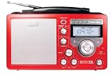 Eton S350DLS Deluxe AM/FM Shortwave Radio (Red)