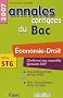 Economie-droit S�rie STG : Annales corrig�es du Bac