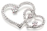 Rhinestone Heart Bouquet Picks
