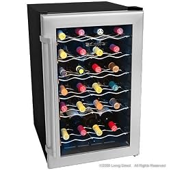 Deluxe 28 Bottle Wine Cooler Refrigerator