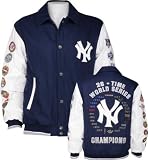 New York Yankees Commemorative Wool and Leather Varsity Jacket